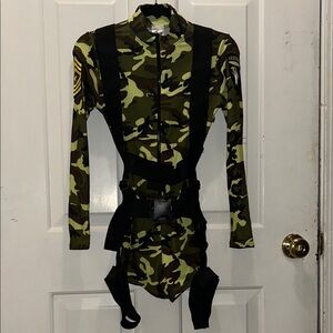 Spirit Camouflage Zip-Up Jumpsuit